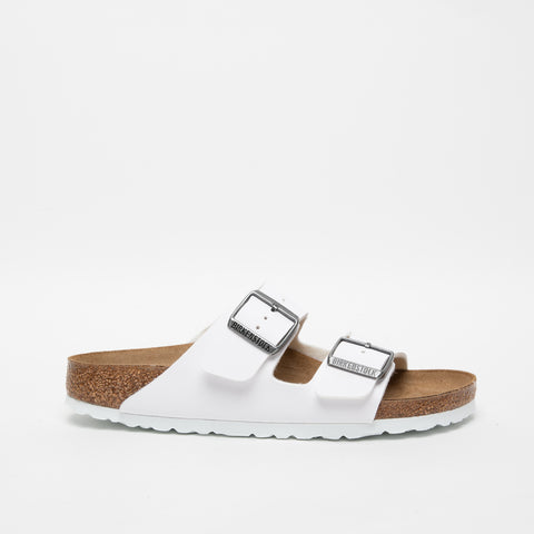 ARIZONA WHITE CIABATTA UNISEX IN BIRKO-FLOR 0552683 BIANCO BIRKENSTOCK 