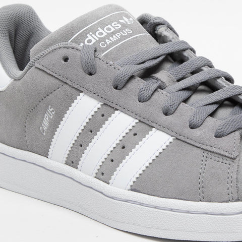 CAMPUS 2 GREY/FTWWHT/CBLACK SNEAKERS UNISEX IN PELLE