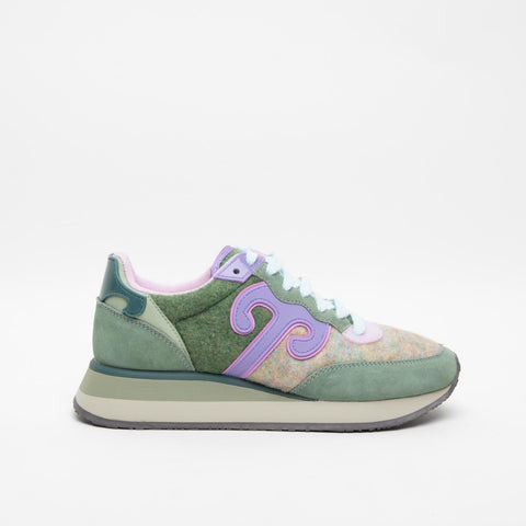 MASTER WOOL MW02 SNEAKERS DONNA IN PELLE  E TESSUTO
