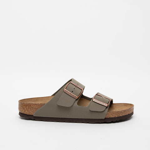 ARIZONA STONE CIABATTA UNISEX IN BIRKO-FLOR 0151213 GRIGIO BIRKENSTOCK 
