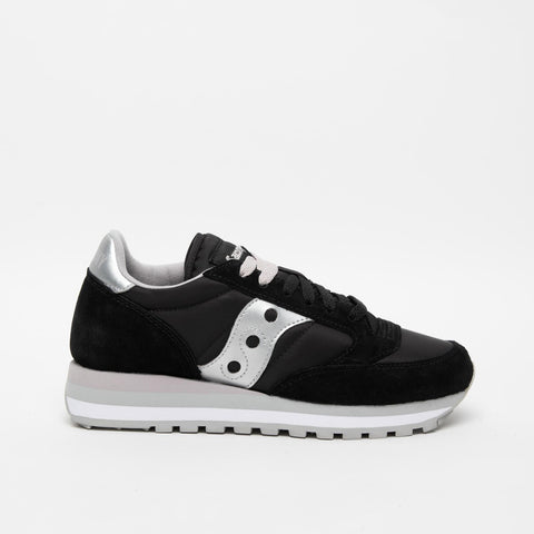 JAZZ TRIPLE NERO SNEAKERS DONNA IN PELLE E TESSUTO S60530-15 NERO SAUCONY 