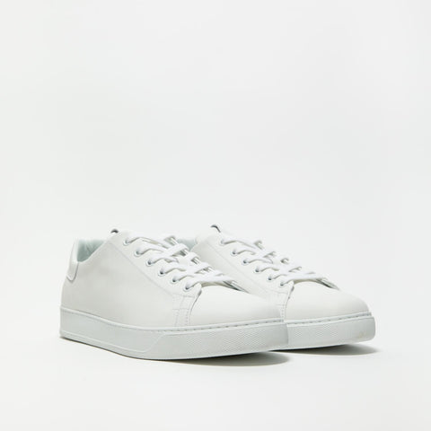 STOCCOLMA BIANCO SNEAKERS UOMO IN PELLE