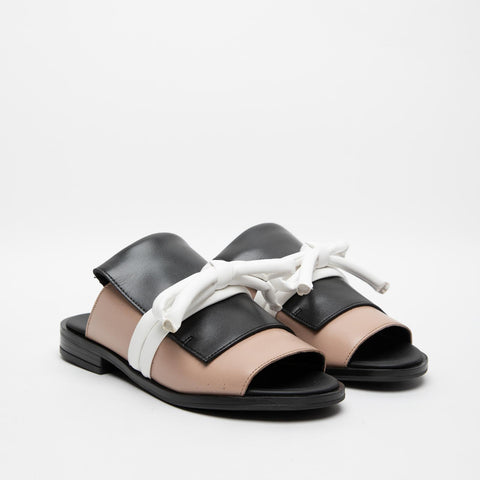 CIABATTA CIPRIA/NERO DONNA IN PELLE SC25 VITELLO CIPRIACIPRIA LE BOHEMIEN 