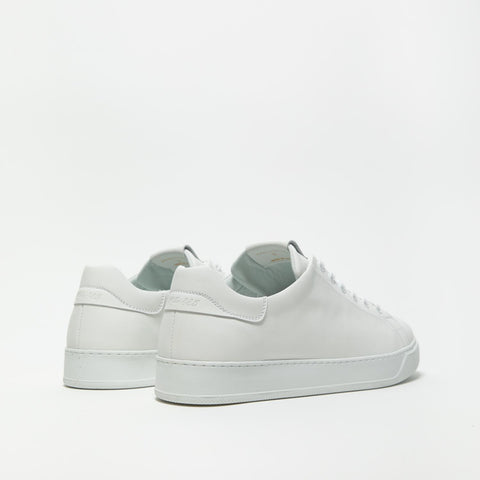 STOCCOLMA BIANCO SNEAKERS UOMO IN PELLE