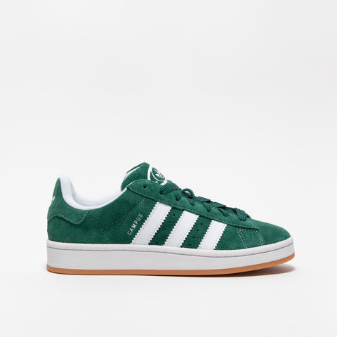 CAMPUS 00S DRKGRN/FTWWHT/OWHITE SNEAKERS JUNIOR IN PELLE