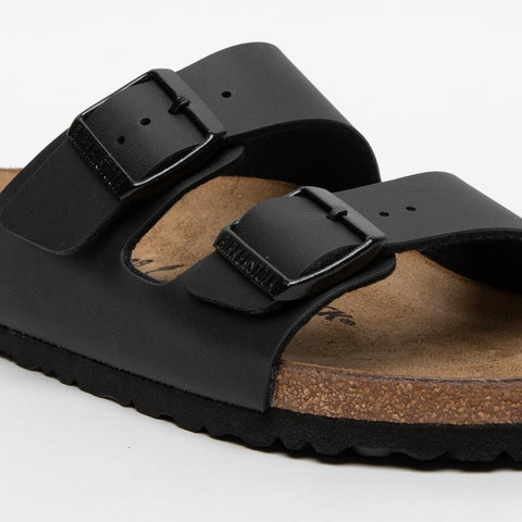 ARIZONA BLACK CIABATTA UNISEX IN BIRKO-FLOR 0051793 NERO BIRKENSTOCK 