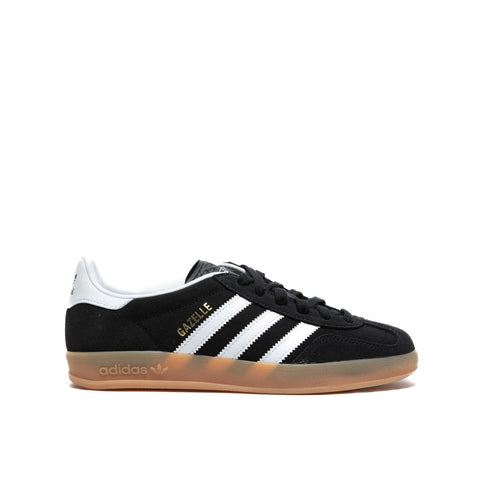 GAZELLE INDOOR BLACK SNEAKERS DONNA IN PELLE