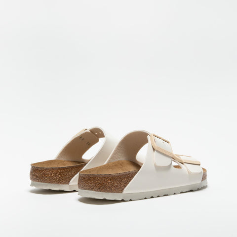 ARIZONA BS EGGSHELL CIABATTA DONNA IN BIRKO-FLOR 1027339 BEIGE BIRKENSTOCK 