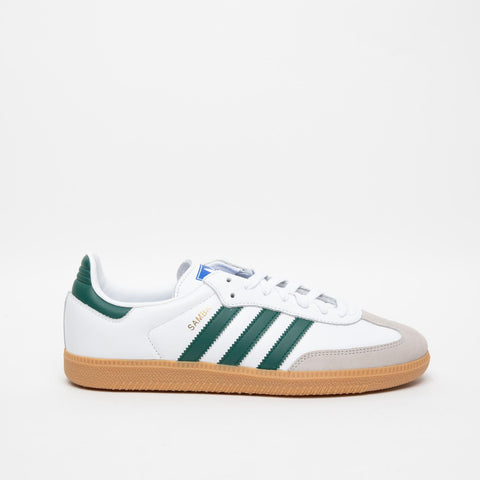 SAMBA OG BIANCO/VERDE SNEAKERS UNISEX IN PELLE E SIMILPELLE
