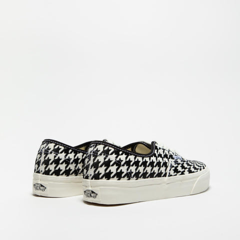 AUTHENTIC HOUNDSTOOTH BLACK WHITE SNEAKERS DONNA IN TESSUTO