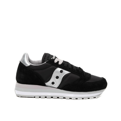 JAZZ TRIPLE NERO SNEAKERS DONNA IN PELLE E TESSUTO S60530-15 NERO SAUCONY 