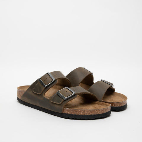 ARIZONA FADED KHAKI CIABATTA UOMO IN PELLE