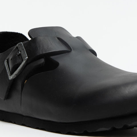 LONDON BLACK MOCASSINO UNISEX IN PELLE