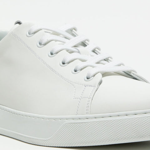 STOCCOLMA BIANCO SNEAKERS UOMO IN PELLE