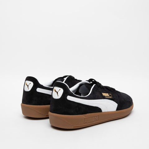 PALERMO MEN'S BLACK LEATHER SNEAKERS