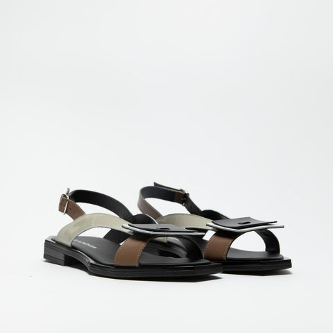 SC20 CAFFE SANDALO DONNA IN PELLE