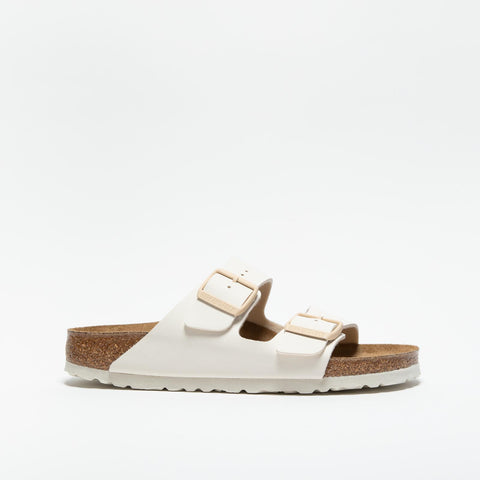 ARIZONA BS EGGSHELL CIABATTA DONNA IN BIRKO-FLOR 1027339 BEIGE BIRKENSTOCK 