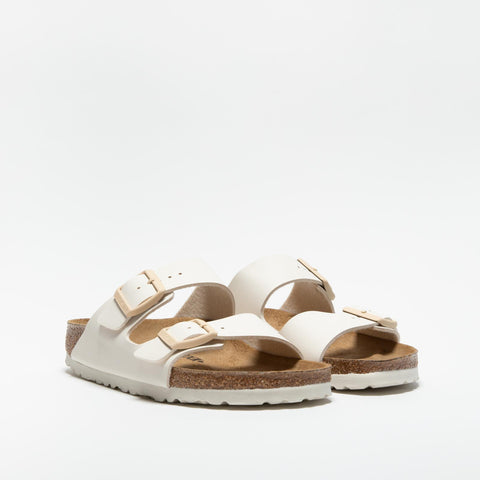 ARIZONA BS EGGSHELL CIABATTA DONNA IN BIRKO-FLOR 1027339 BEIGE BIRKENSTOCK 