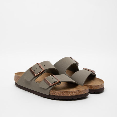 ARIZONA STONE CIABATTA UNISEX IN BIRKO-FLOR 0151213 GRIGIO BIRKENSTOCK 