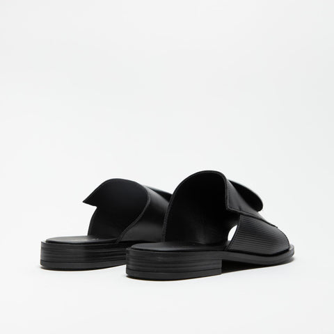 SC 210 NERO CIABATTA DONNA IN PELLE