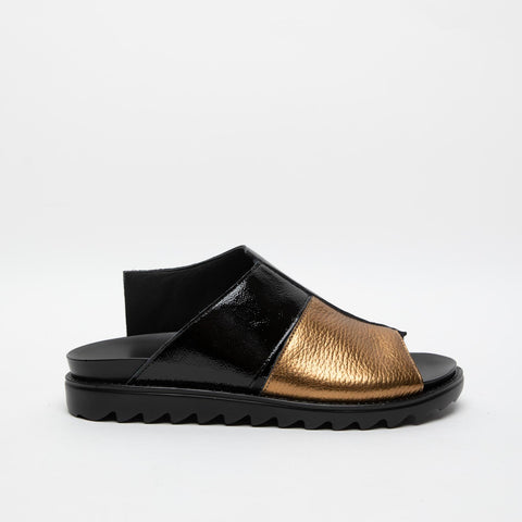 CIABATTA NERO DONNA IN PELLE SB39 VITELLO NERONERO LE BOHEMIEN 