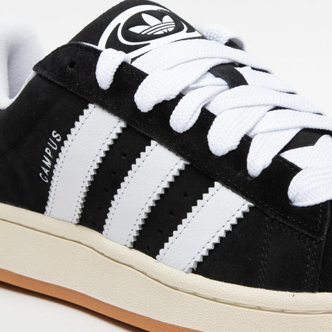 CAMPUS 00S J CBLACK/FTWWHT/FTWWHT SNEAKERS JUNIOR IN PELLE