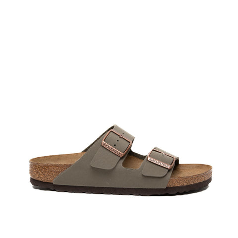 ARIZONA STONE CIABATTA UNISEX IN BIRKO-FLOR 0151213 GRIGIO BIRKENSTOCK 