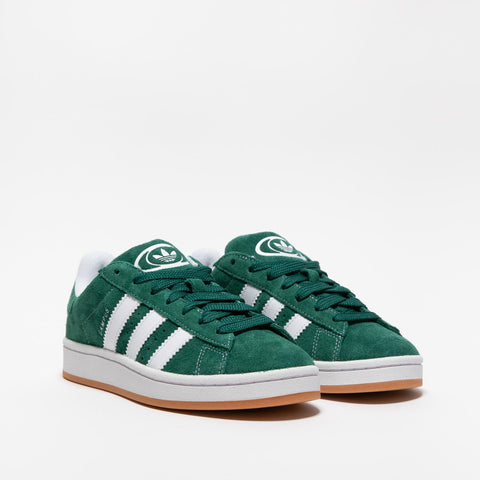 CAMPUS 00S DRKGRN/FTWWHT/OWHITE SNEAKERS JUNIOR IN PELLE