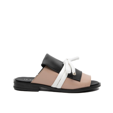 CIABATTA CIPRIA/NERO DONNA IN PELLE SC25 VITELLO CIPRIACIPRIA LE BOHEMIEN 