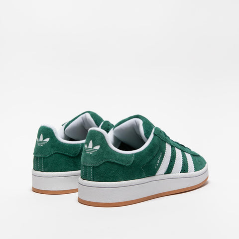 CAMPUS 00S DRKGRN/FTWWHT/OWHITE SNEAKERS JUNIOR IN PELLE