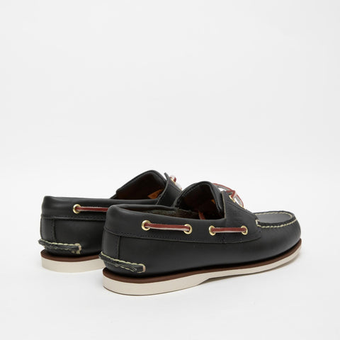 CLASSIC BOAT BLUE MEN'S LEATHER MOCCASIN