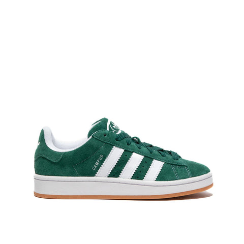 CAMPUS 00S DRKGRN/FTWWHT/OWHITE SNEAKERS JUNIOR IN PELLE